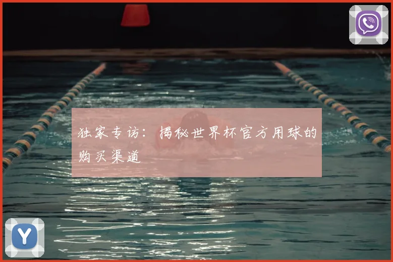 独家专访：揭秘世界杯官方用球的购买渠道