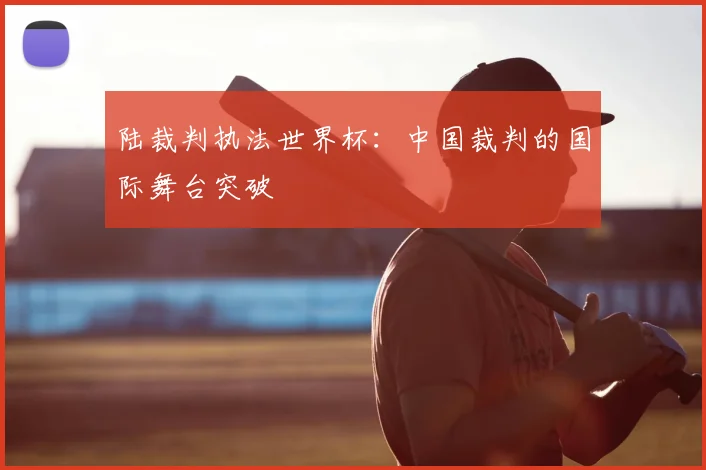 陆裁判执法世界杯：中国裁判的国际舞台突破
